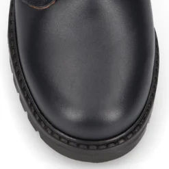 Bota niños COLE tipo todoterreno sin cordones en piel.