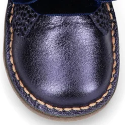 Bota Safari niña con cordones terciopelo y talonera FANTASÍA en piel con brillos.