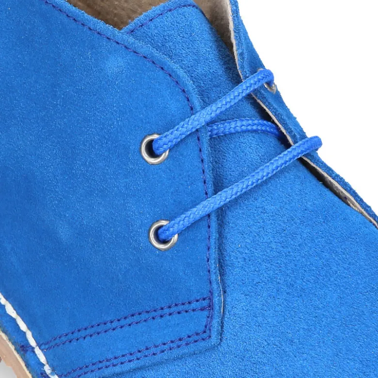 Bota Safari o Pisacacas con cordones para primavera en serraje.