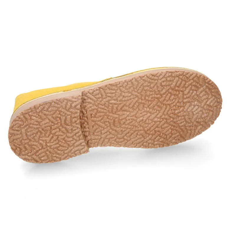 Bota Safari o Pisacacas con cordones para primavera en serraje.