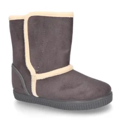 Botas forradas con cierre adherente y suela tipo bamba en Serratex.