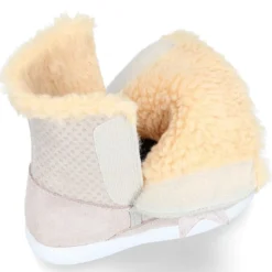 Botas niños tipo ESQUIMAL con cierre adherente en piel Serraje con ESTRELLAS.