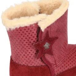 Botas niños tipo ESQUIMAL con cierre adherente en piel Serraje con ESTRELLAS.
