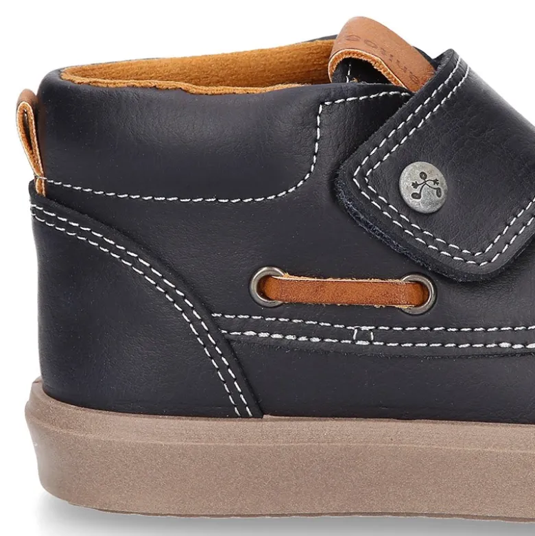 Bota zapatilla tipo MOCASÍN sin cordones en PIEL NAPA.