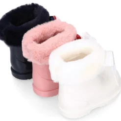 Botita agua niña con cuello pelo y lazo BIMBI SOFT.