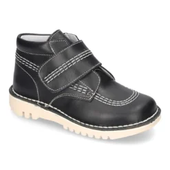 Botita básica sport sin cordones en piel lisa.