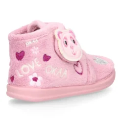 Botita casa niñas OKAA OSITO sin cordones.