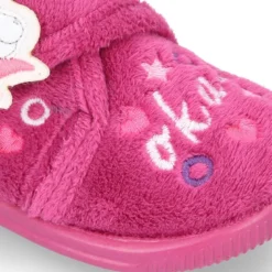 Botita casa niñas UNICORNIO OKAA sin cordones.