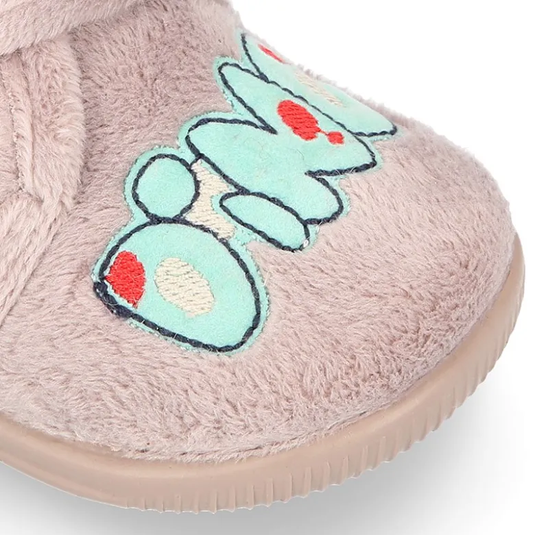 Botita casa niños DINOSAURIOS sin cordones.