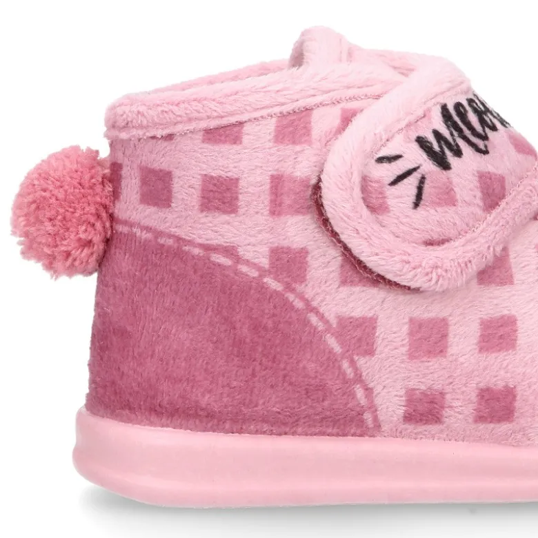 Botita casa niños GATITO sin cordones.