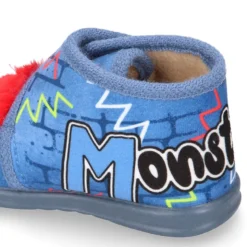 Botita casa niños MONSTER sin cordones.