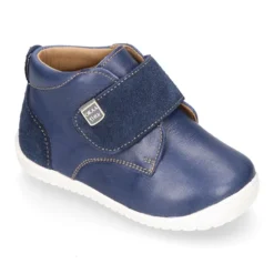 Botita casual niños OKAA FLEX sin cordones y puntera en Piel Napa SUAVE.