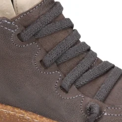 Botita niños OKAA ECO con cordones elásticos y cremallera en Piel Napa RÚSTICA SUAVE.