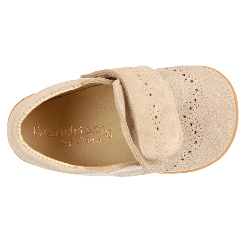 Botita niños vestir Blanditos by Crio´s sin cordones en piel serraje.
