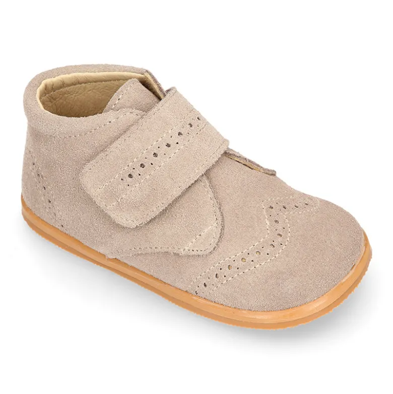 Botita niños vestir Blanditos by Crio´s sin cordones en piel serraje.