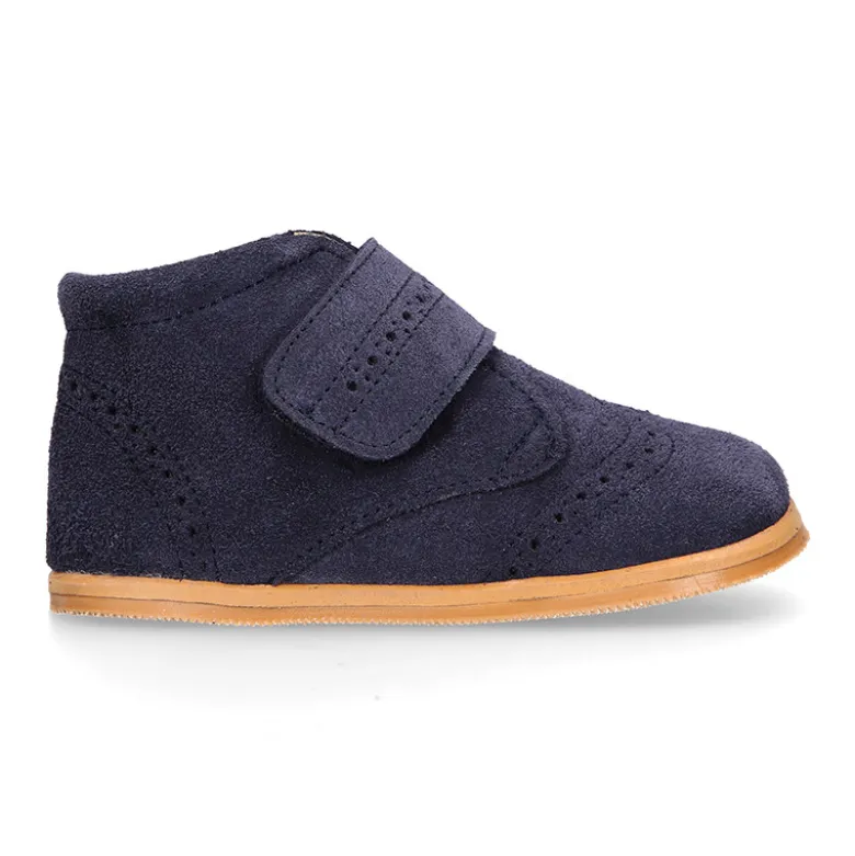 Botita niños vestir Blanditos by Crio´s sin cordones en piel serraje.