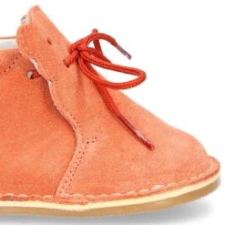 Botita Safari bebé osito con suela SUPER FLEXIBLE en piel serraje en colores pasteles.