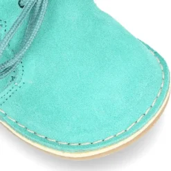 Botita Safari bebé osito con suela SUPER FLEXIBLE en piel serraje en colores pasteles.
