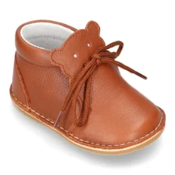 Botita Safari bebé OSITO con suela SUPER FLEXIBLE en piel napa extra suave.