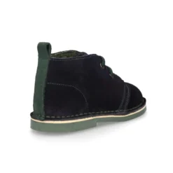 Botita safari niños cordones con BORREGO interior en piel serraje.