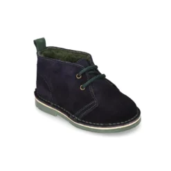 Botita safari niños cordones con BORREGO interior en piel serraje.