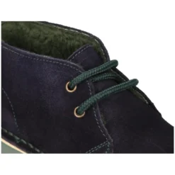 Botita safari niños cordones con BORREGO interior en piel serraje.