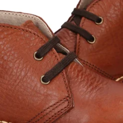 Botita safari niños para vestir con cordones en piel napa CUERO.