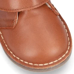 Botita safari niños sin cordones con BORREGO interior en piel EXTRA SUAVE.