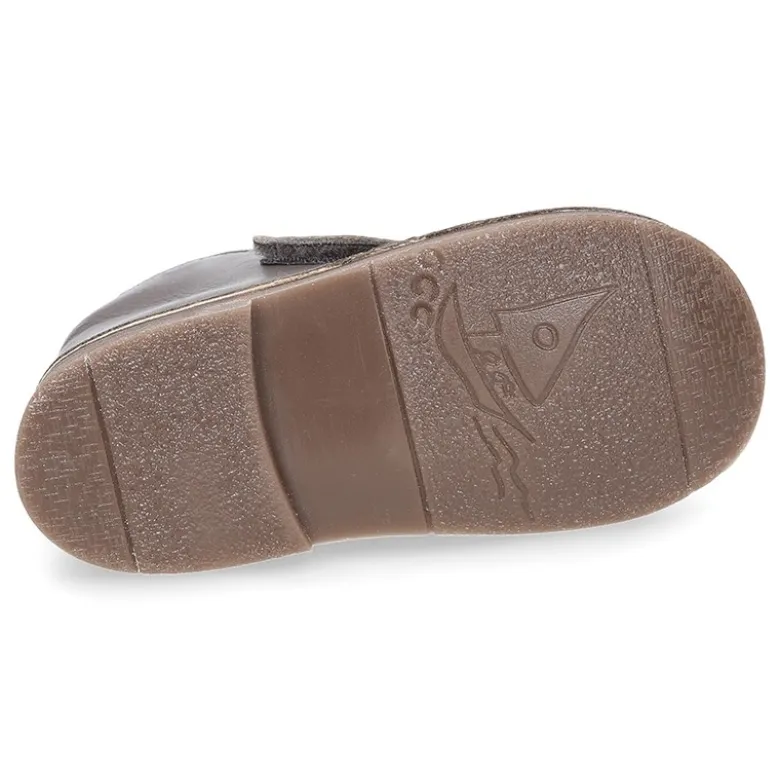 Botita safari niños sin cordones con BORREGO interior en piel EXTRA SUAVE.