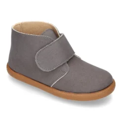 Botitas casual niño sin cordones en piel Serratex encerado.