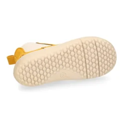 Botín niños BAREFOOT Okaa Flex con elástico y cremallera lateral.