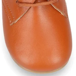 Botín niños pequeños con cordones en piel napa CUERO.