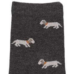 CALCETÍN CORTO BORDADO CACHORROS DE CÓNDOR.