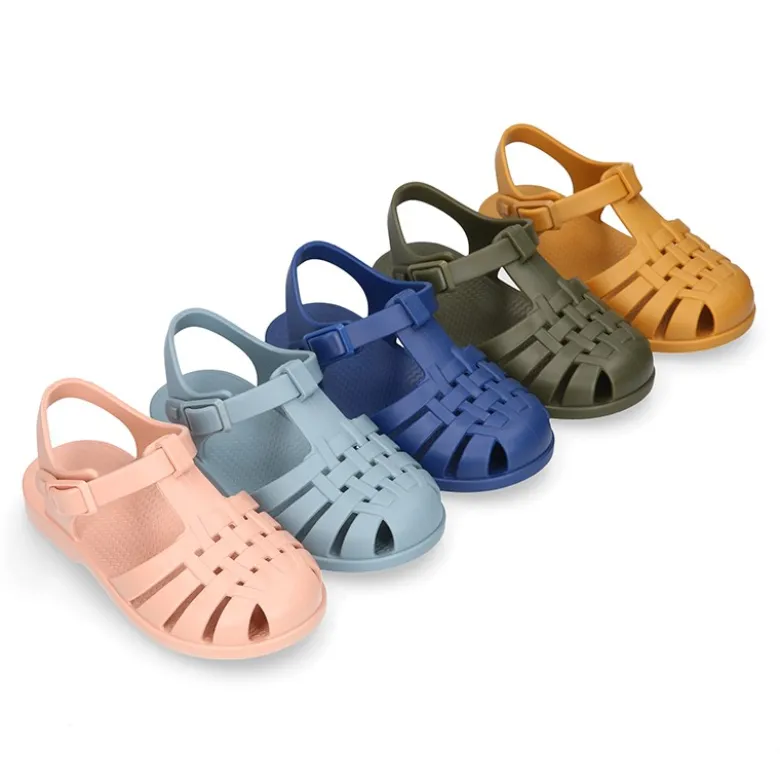 Cangrejera clásica niños colores SÓLIDOS con cierre CLIP para Playa y Piscina.