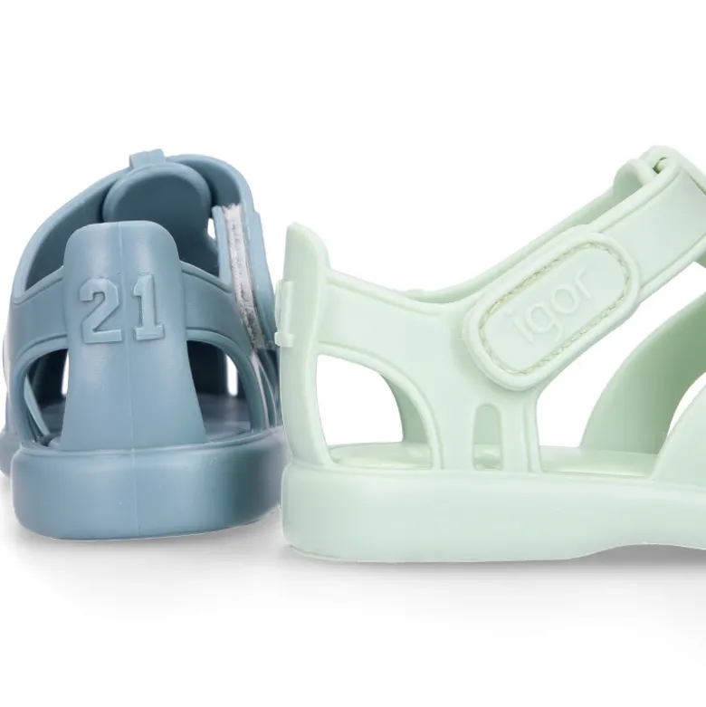 Cangrejera clásica niños nuevos colores SÓLIDOS con cierre adherente para Playa y Piscina.