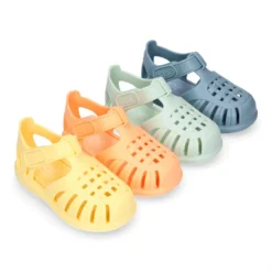 Cangrejera clásica niños nuevos colores SÓLIDOS con cierre adherente para Playa y Piscina.