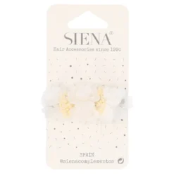 Clip pico pato de flores naturales secas para el pelo para Ceremonia.