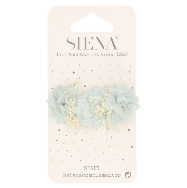 Clip pico pato de flores naturales secas para el pelo para Ceremonia.