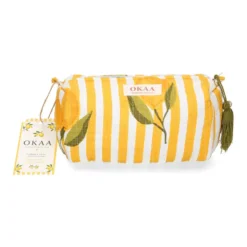 Colección Lemon Breeze Mediterráneo – Tote Bag + Neceseres Acolchados