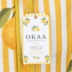Colección Lemon Breeze Mediterráneo – Tote Bag + Neceseres Acolchados