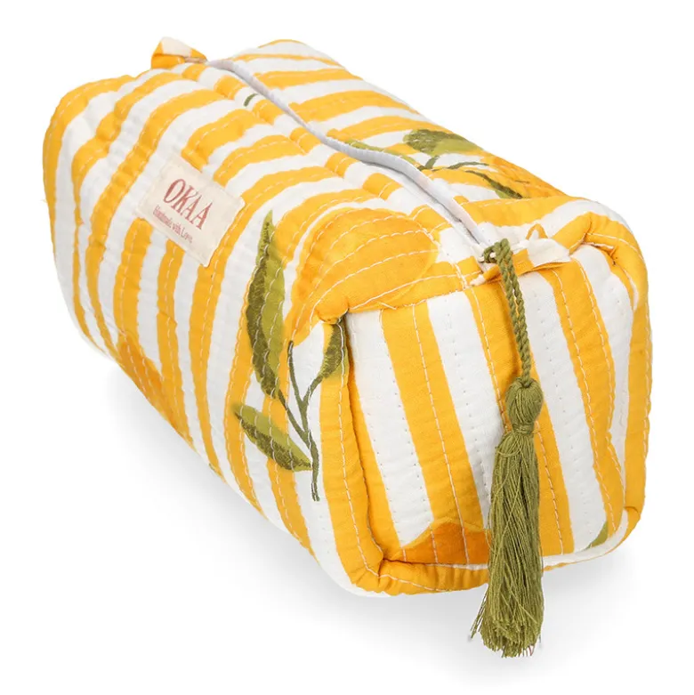 Colección Lemon Breeze Mediterráneo – Tote Bag + Neceseres Acolchados