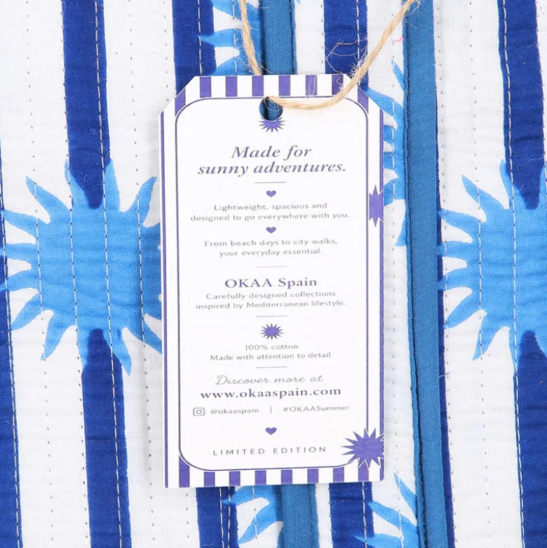 Colección Sunshine Blue Mediterráneo – Tote Bag + Neceseres Acolchados