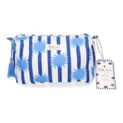 Colección Sunshine Blue Mediterráneo – Tote Bag + Neceseres Acolchados