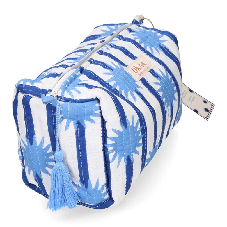 Colección Sunshine Blue Mediterráneo – Tote Bag + Neceseres Acolchados