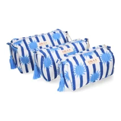 Colección Sunshine Blue Mediterráneo – Tote Bag + Neceseres Acolchados