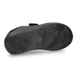 Colegial niño tipo blucher sin cordones y con puntera reforzada en piel lavable.