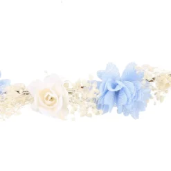 Corona o diadema de flores niña para Ceremonia.