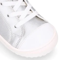 Deportiva alta niña BAREFOOT Okaa Flex con cordones y cremallera.