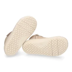 Deportiva alta niños BAREFOOT Okaa Flex con cordones elásticos y cremallera.