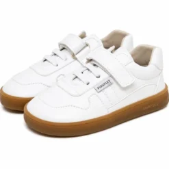 Deportiva Barefoot Colegial Blanca Piruflex | Made in Spain